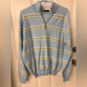 Barney’s New York Sz L striped sweater 
Men’s